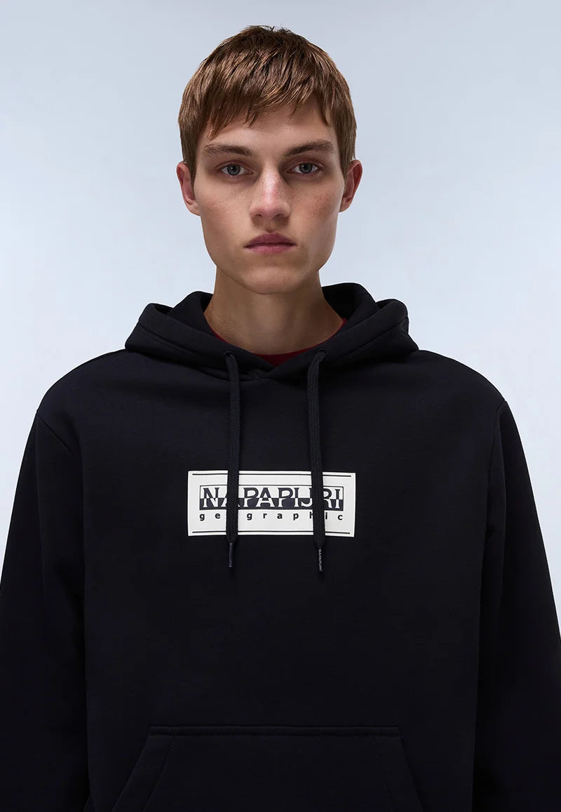 Napapijri
BOX LOGO - Felpa con cappuccio - black