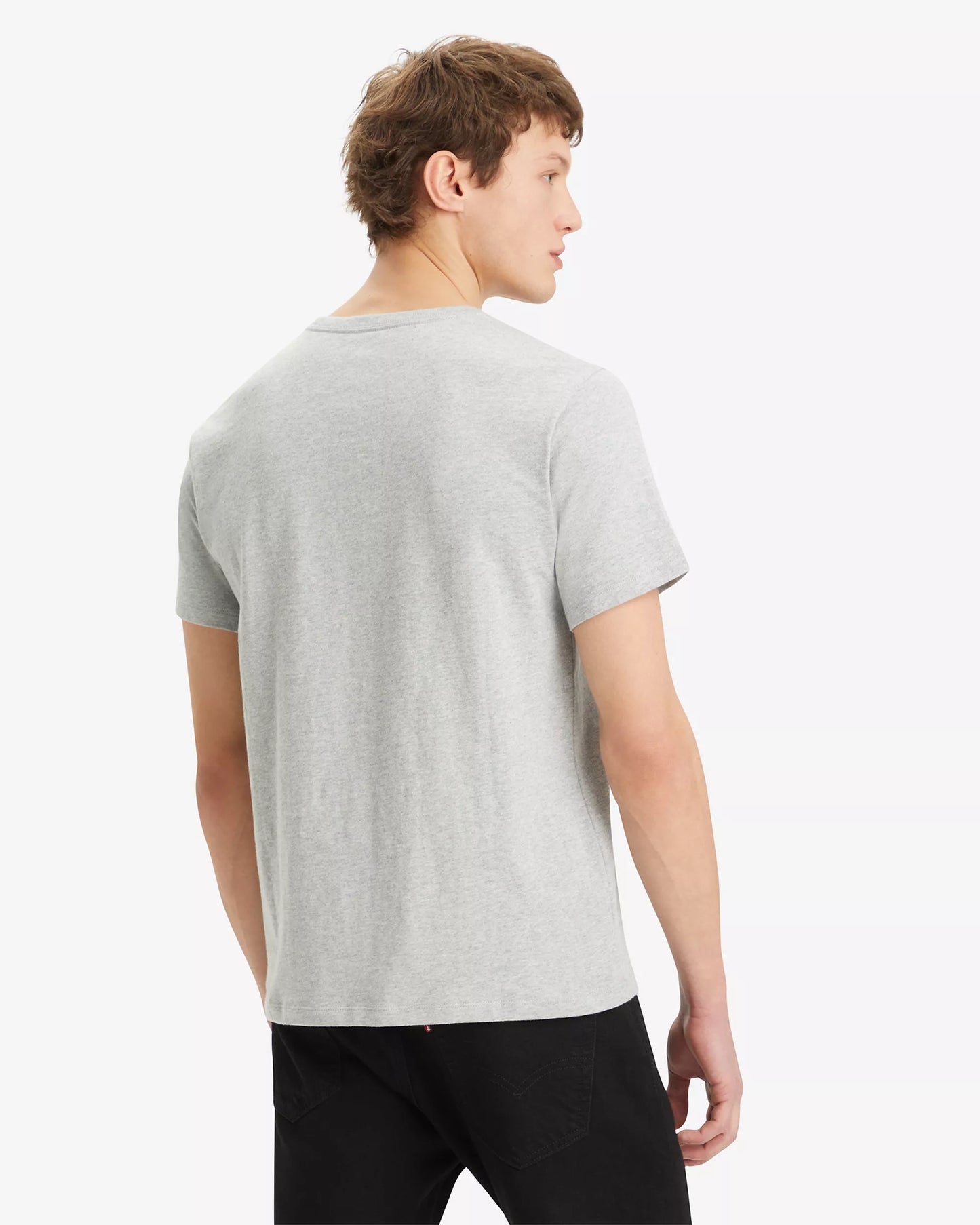 Levi’s T-SHIRT HOUSEMARK ORIGINAL - Mid Tone Grey Heather Jersey - Grigio