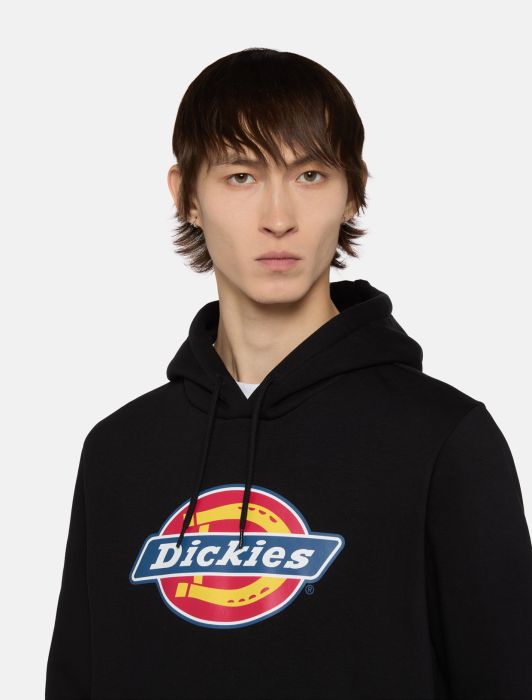 Dickies - Felpa con cappuccio Icon Logo - Nera