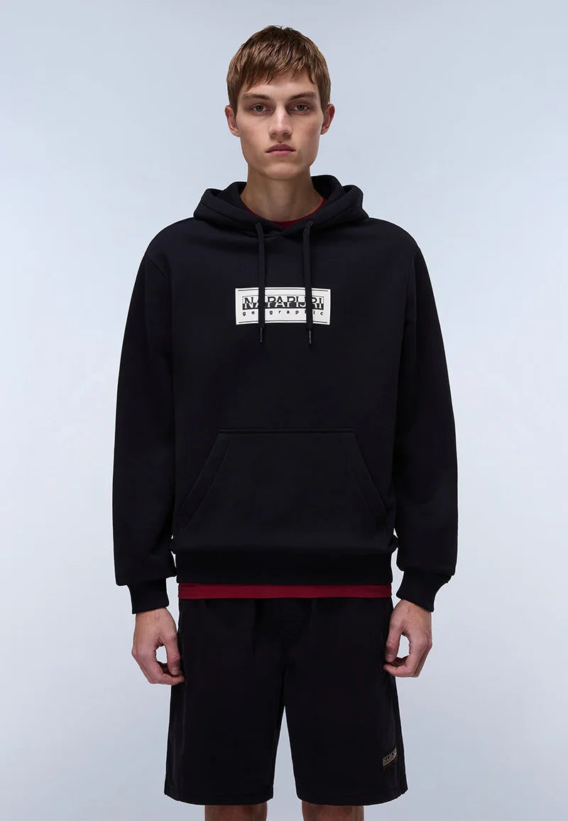 Napapijri
BOX LOGO - Felpa con cappuccio - black