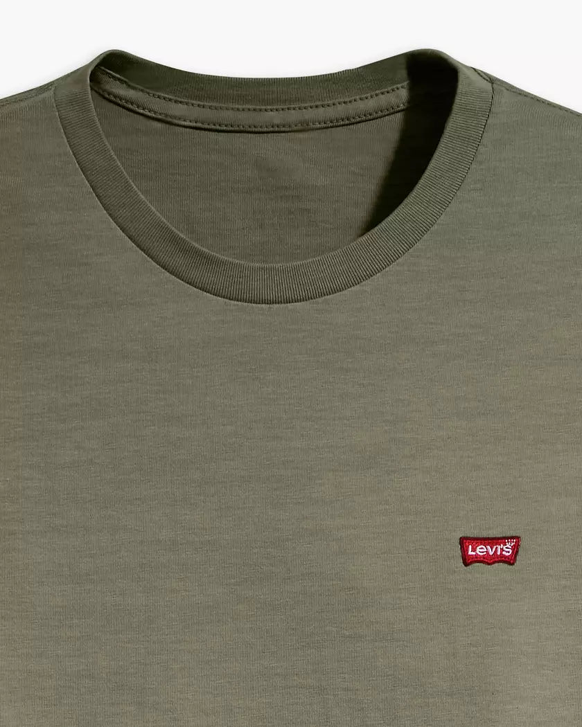 Levi’s T-SHIRT HOUSEMARK ORIGINAL - Bluish Olive Slub - Verde