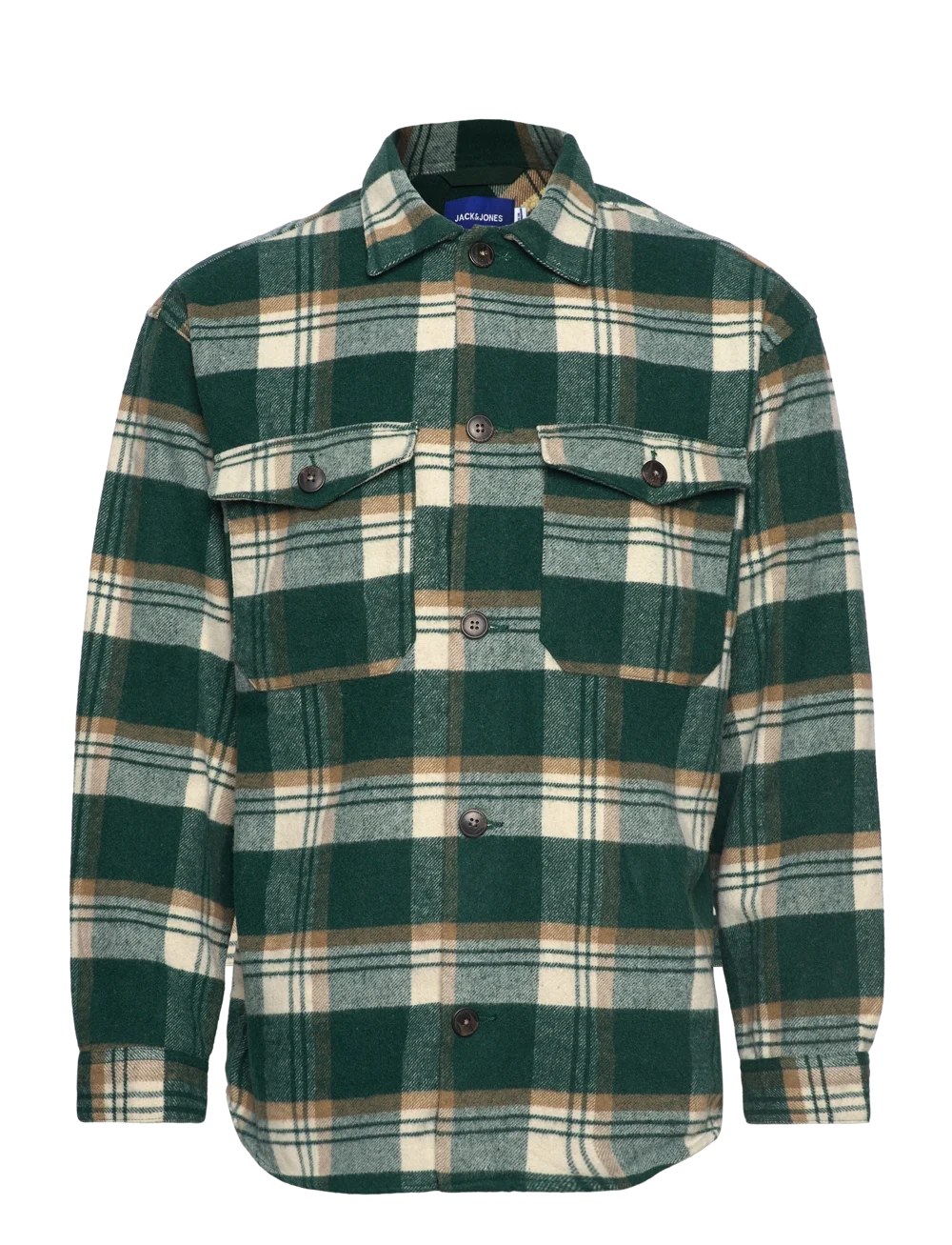 JACK & JONES
JOROLLIE CHECK OVERSHIRT LS SN - Trekking Green