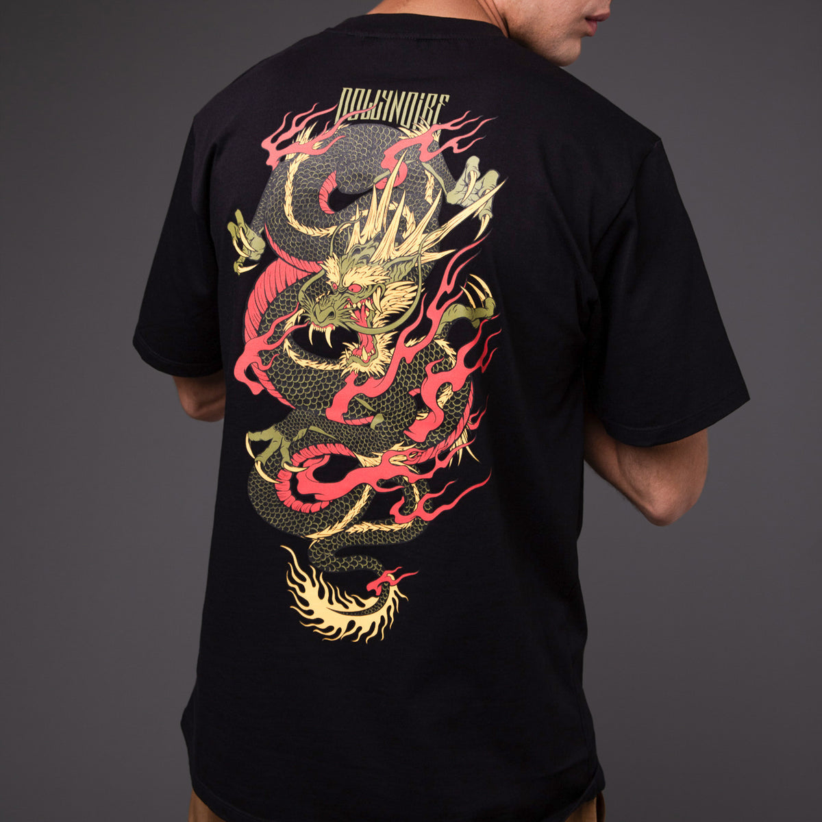 Ryu Dragon Tee Black