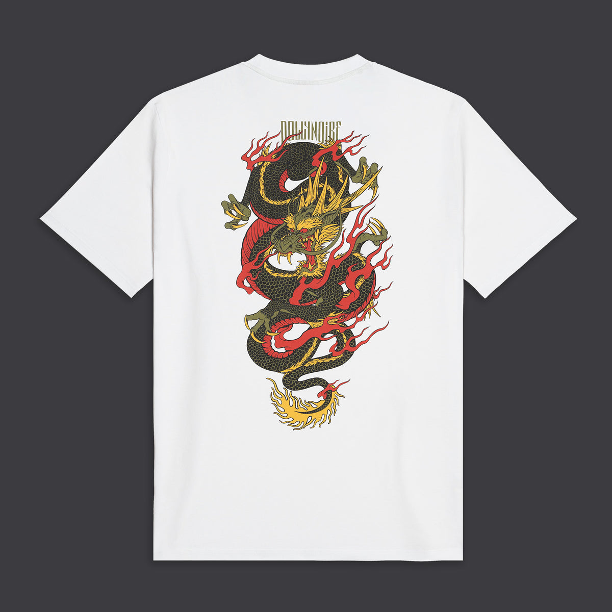 Ryu Dragon Tee White