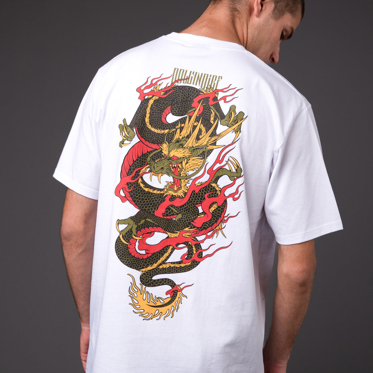 Ryu Dragon Tee White