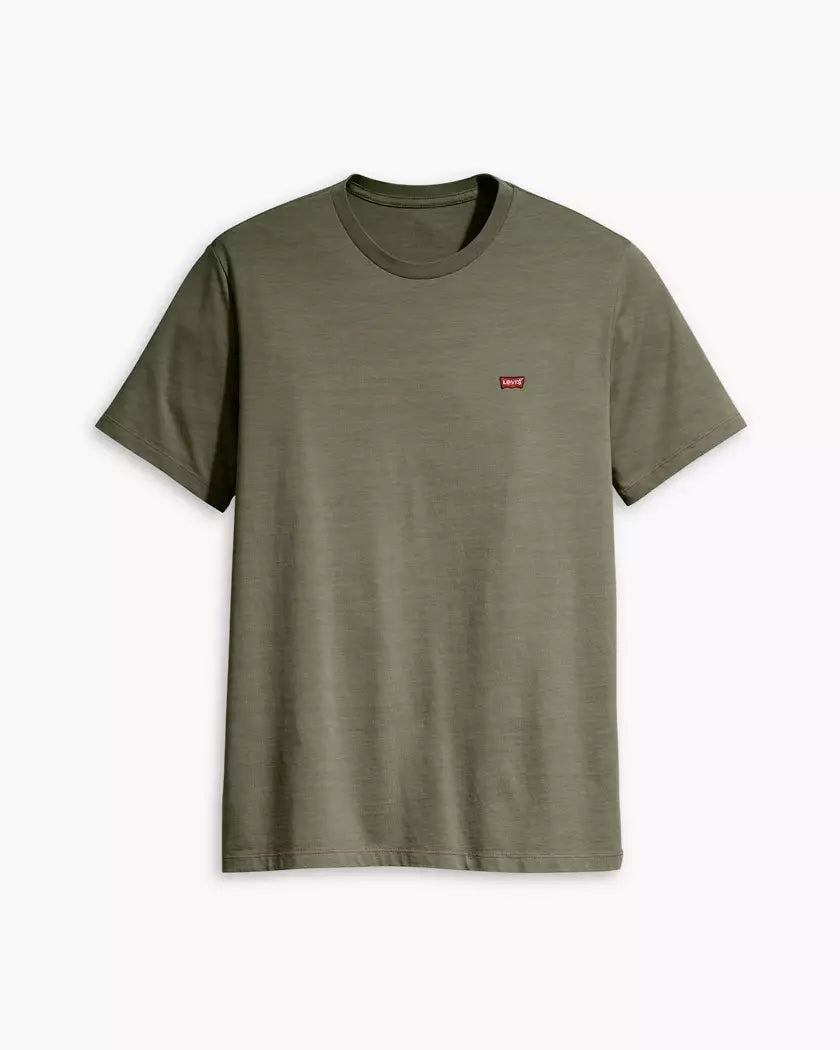 Levi’s T-SHIRT HOUSEMARK ORIGINAL - Bluish Olive Slub - Verde