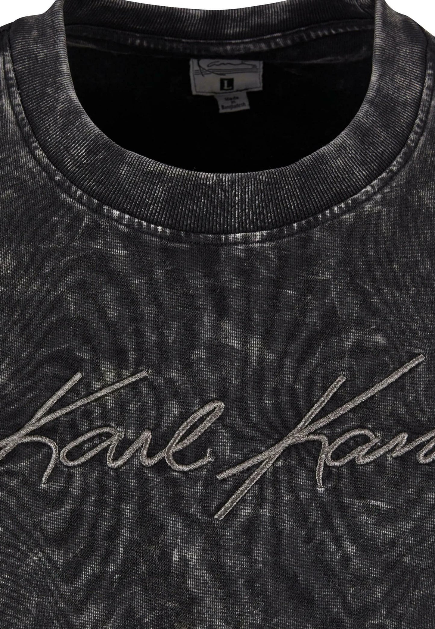 Karl Kani AUTOGRAPH HEAVY BOXY TEE - T-shirt con stampa - black