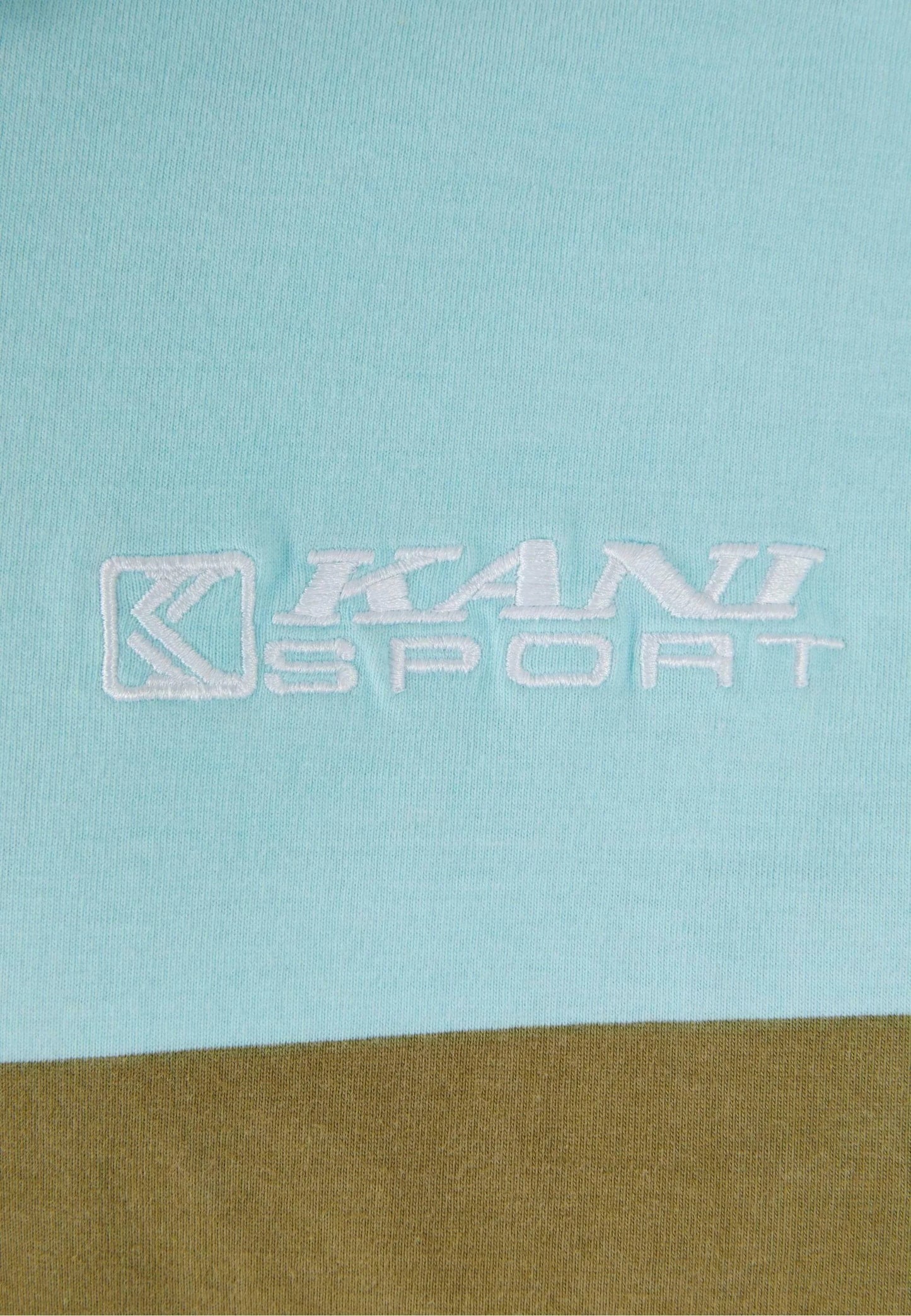 Karl Kani Polo - olive light blue